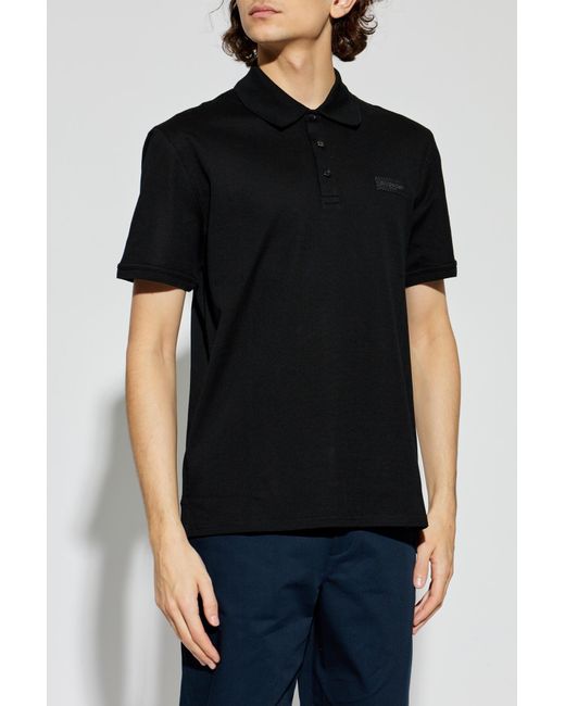 Givenchy Blue Polo With Logo for men