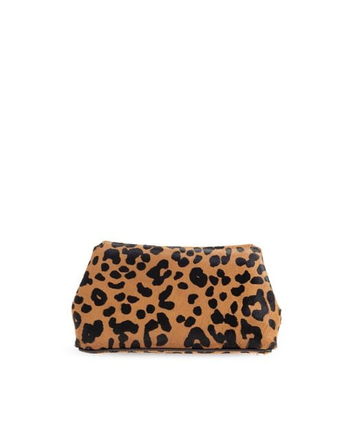 Totême  Brown Clutch Bag 'T-Lock Mini'