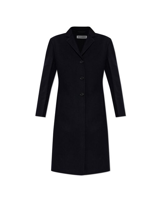 Jil Sander Black Cashmere Coat