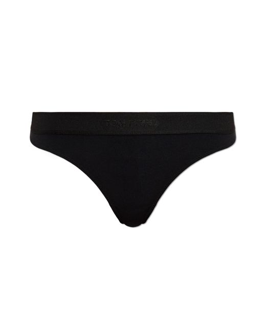 Tom Ford Black Strings With Logo