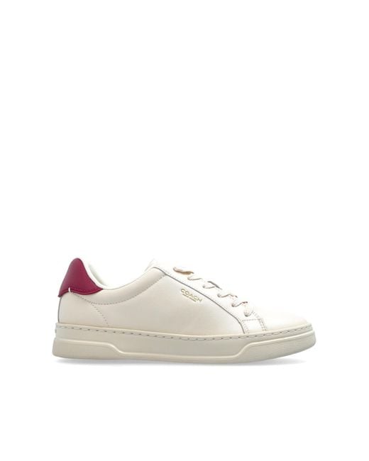 COACH White High Line Sneakers