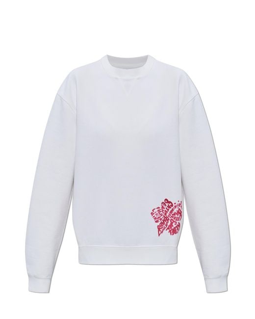 DSquared² White Sweatshirt With Print