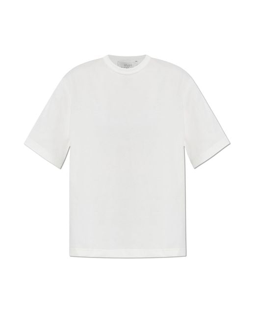 Studio Nicholson White T-Shirt 'Lee'