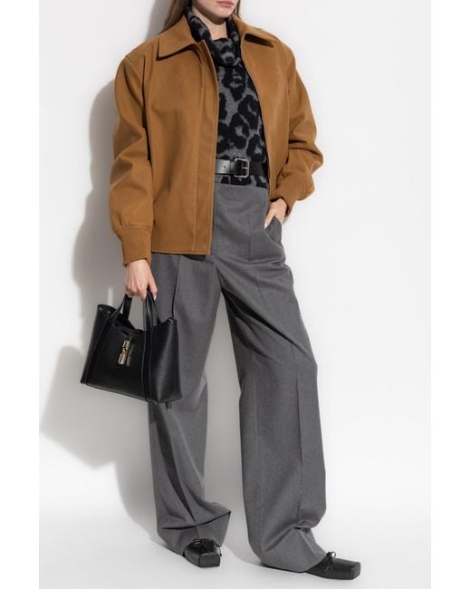 Stella McCartney Gray Jacket With Collar