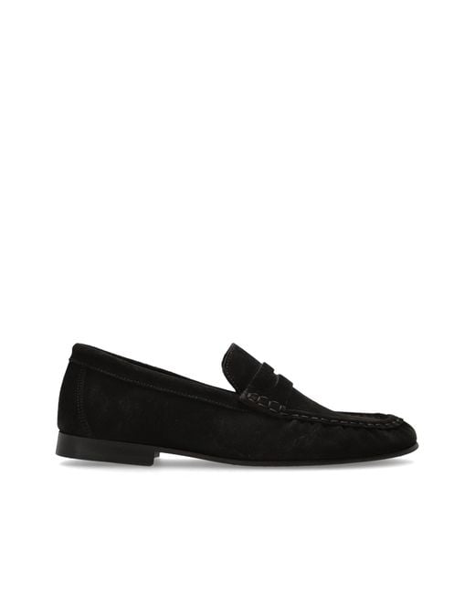 POSA Black 'Penny' Loafers Shoes