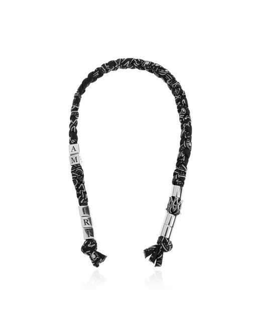 Amiri Black Keychain