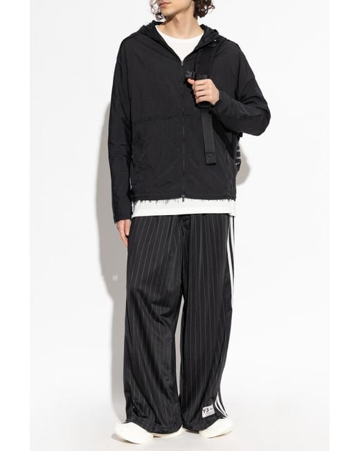 Y-3 Black Hooded Jacket for men