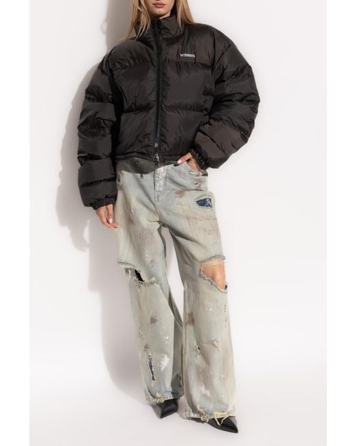 Vetements Black Down Jacket