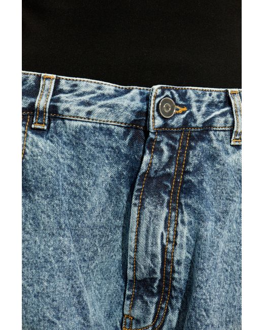 Alaïa Blue High-waisted Jeans,