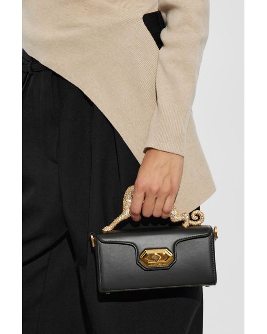 Lanvin Black "Pencil Cat Nano" Bag