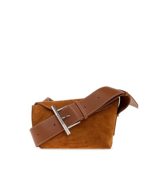 Alexander McQueen Black Shoulder Bag "T-Bar Sling"