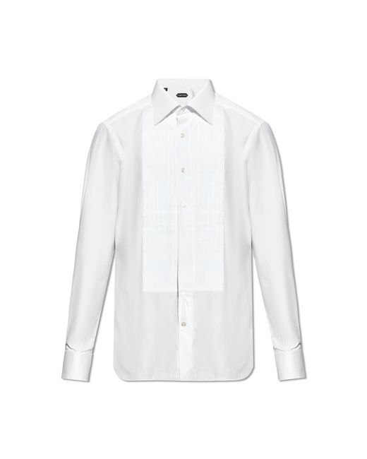 Tom Ford White Tuxedo Shirt, for men