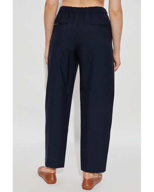 Marni Blue Wool Trousers