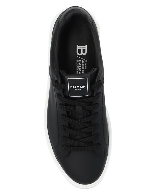 Balmain Black Sneakers With Logo,