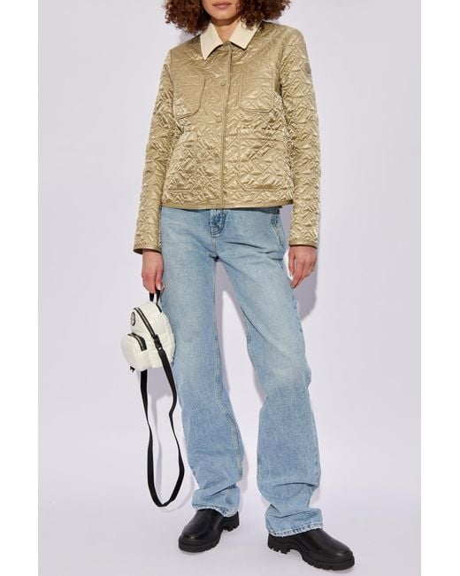 Moncler Natural 'Varede' Quilted Jacket