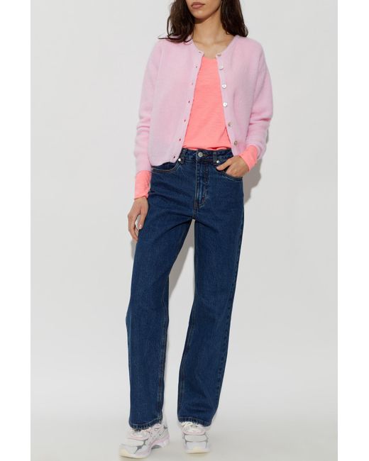 American Vintage Pink Long-Sleeve Top