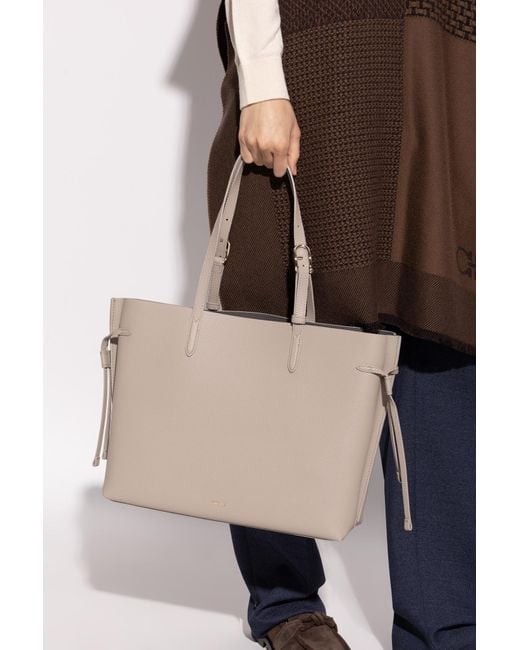 Furla Natural "Ava Large" Shopper Bag