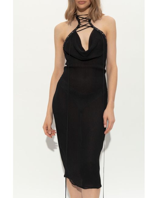 DSquared² Black Silk Dress