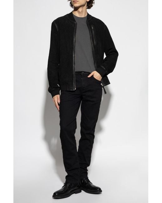 AllSaints Gray T-Shirt "Brace" for men
