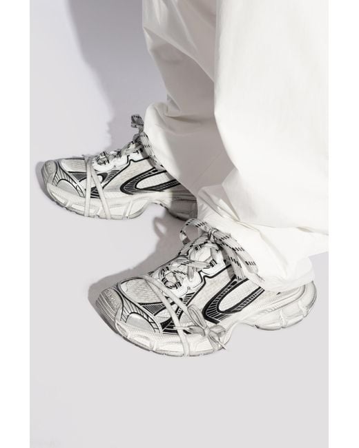 Balenciaga White '3xl' Sneakers,