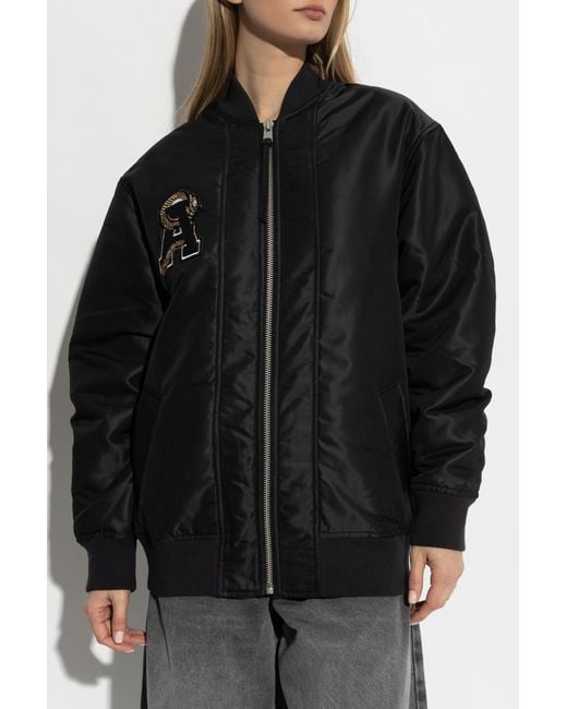 AllSaints Black Jacket Bettie Bomber Style