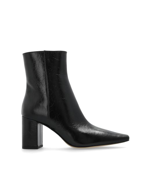 MICHAEL Michael Kors Black Heeled Ankle Boots 'Elise'