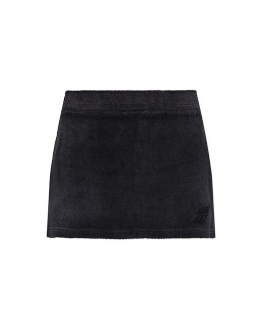 T By Alexander Wang Black Skirt With Shorts