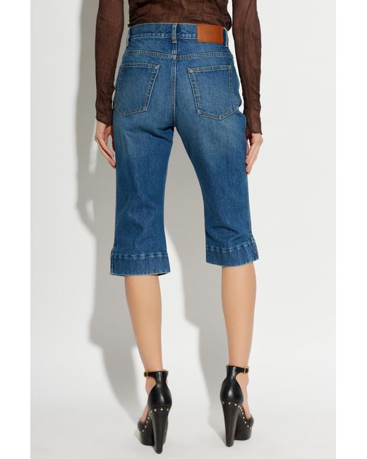 Chloé Blue Jeans With Logo