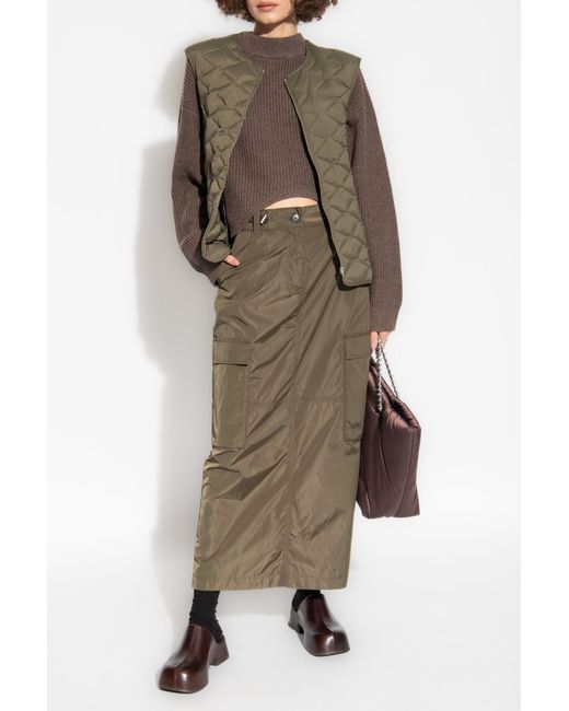 Herskind Natural 'phoneix' Cargo Skirt,