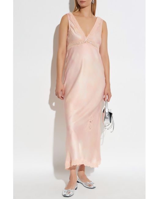 LoveShackFancy Pink Dress 'Bier'