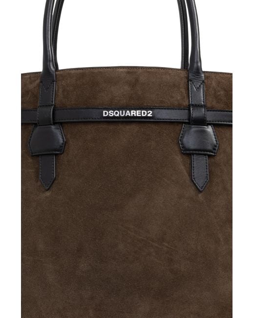 DSquared² Brown 'twin' Shopper Bag, for men