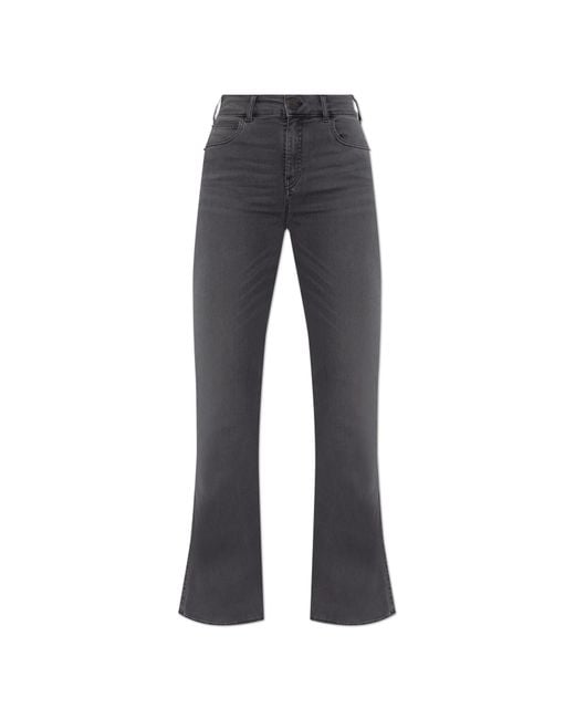 Emporio Armani Blue Jeans With Flared Legs
