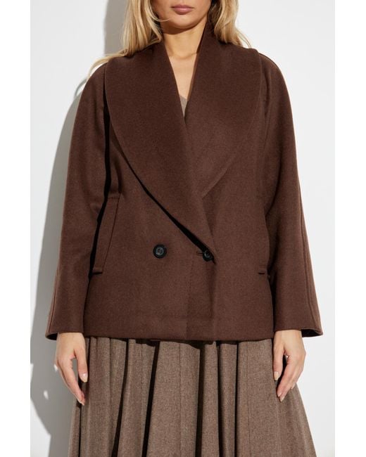 Max Mara Brown Short Coat 'Quatto'