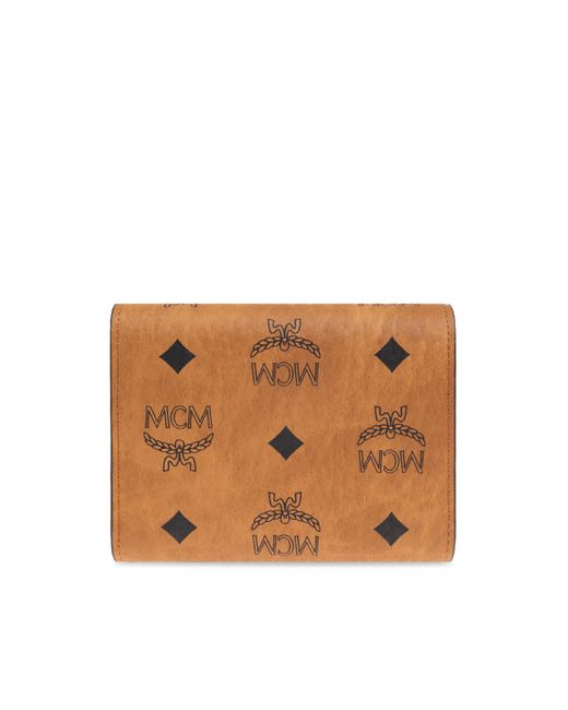 MCM Brown Wallet With Logo