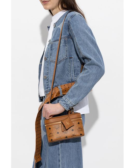 MCM Brown Handbag With Logo