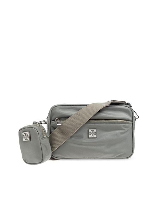 Tory Burch Gray Shoulder Bag 'Virginia'