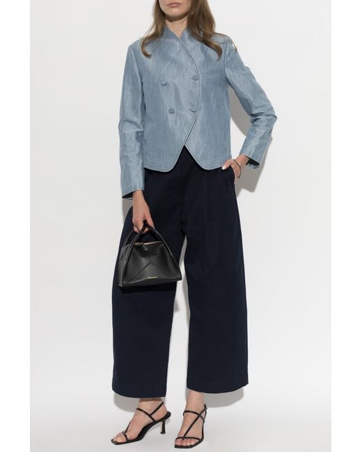 Emporio Armani Blue Short Blazer
