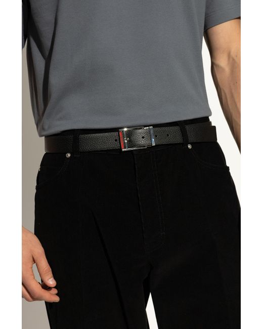 Ferragamo Black Double-Sided Belt for men