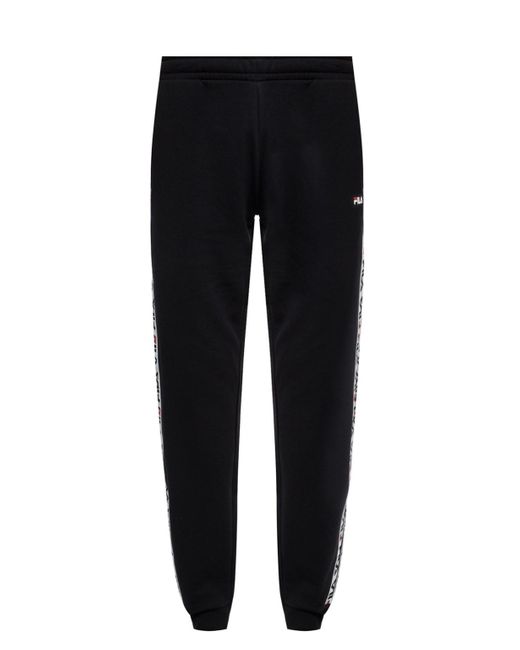 Fila Branded Sweatpants Black for men