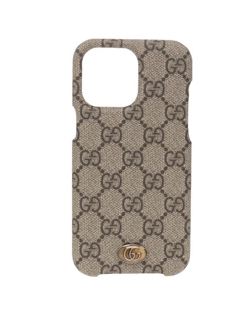 GUCCI iPhoneケース iPhone14pro Gucci Iphone 14 Pro Max Case in Natural | Lyst