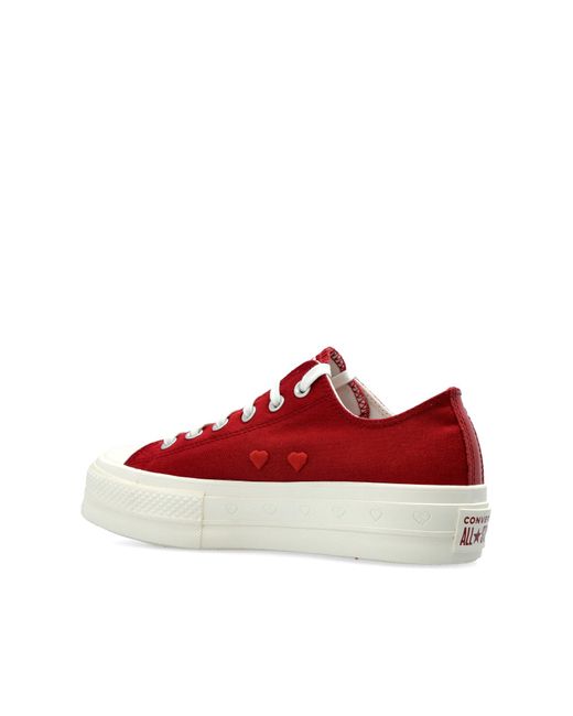 Converse Red Sports Shoes A13653C
