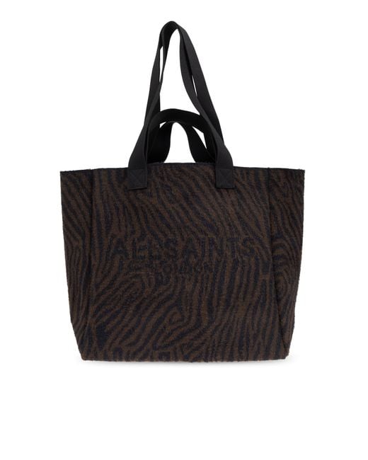 AllSaints Black Shopper Bag
