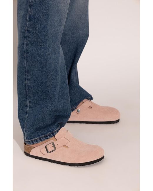 Birkenstock Pink 'Boston Bs' Mules