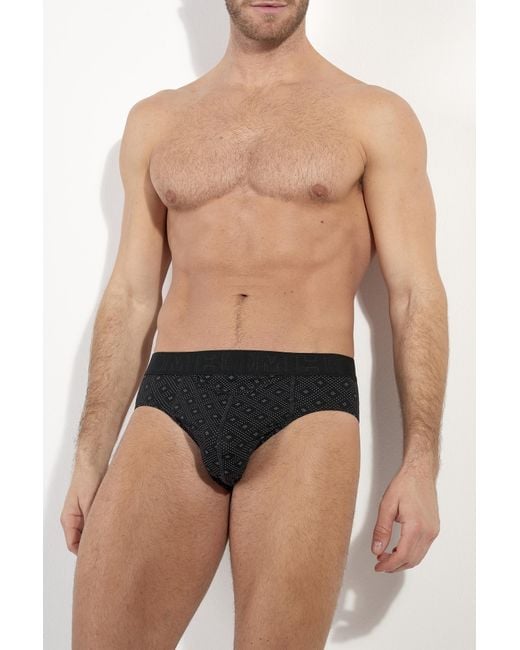 Hom Black 2-Pack Of "Neels #2" Briefs From The "Ho1" Collection for men