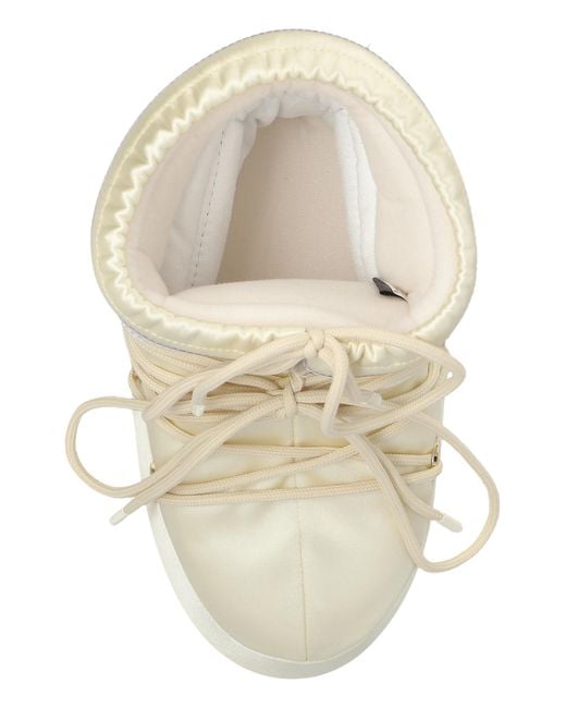 Moon Boot Natural 'Icon Low Pearly' Snow Boots