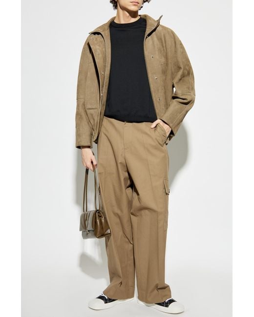 Tom Ford Black Cotton Sweater With Round Neckline for men