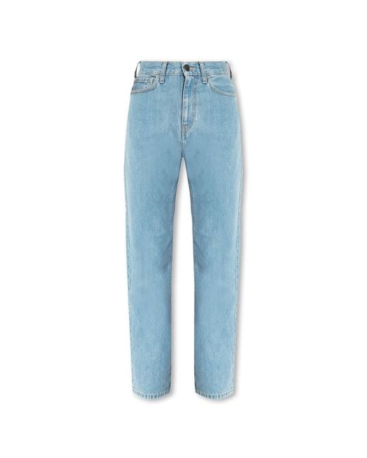 Carhartt Blue Jeans With Logo
