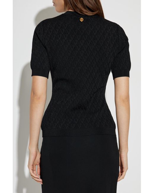 Versace Black Top With Z Logo