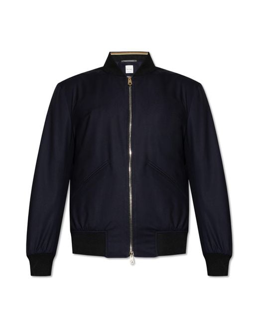 Paul Smith Blue Bomber Jacket for men
