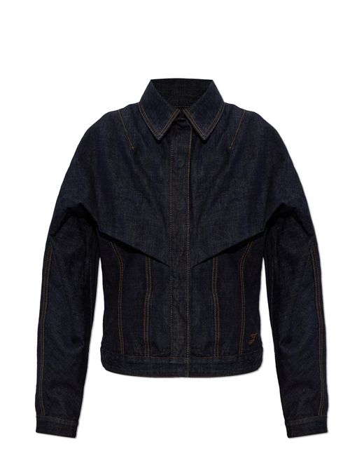 Jacquemus Blue 'Chale' Denim Jacket